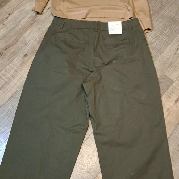 New Womens Pants New Day 10 R Straight Leg bundle FREE Ralph Lauren top Large - Picture 5 of 6